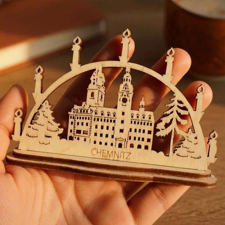 Souvenirs Mini Schwibbogen Behang Magnete